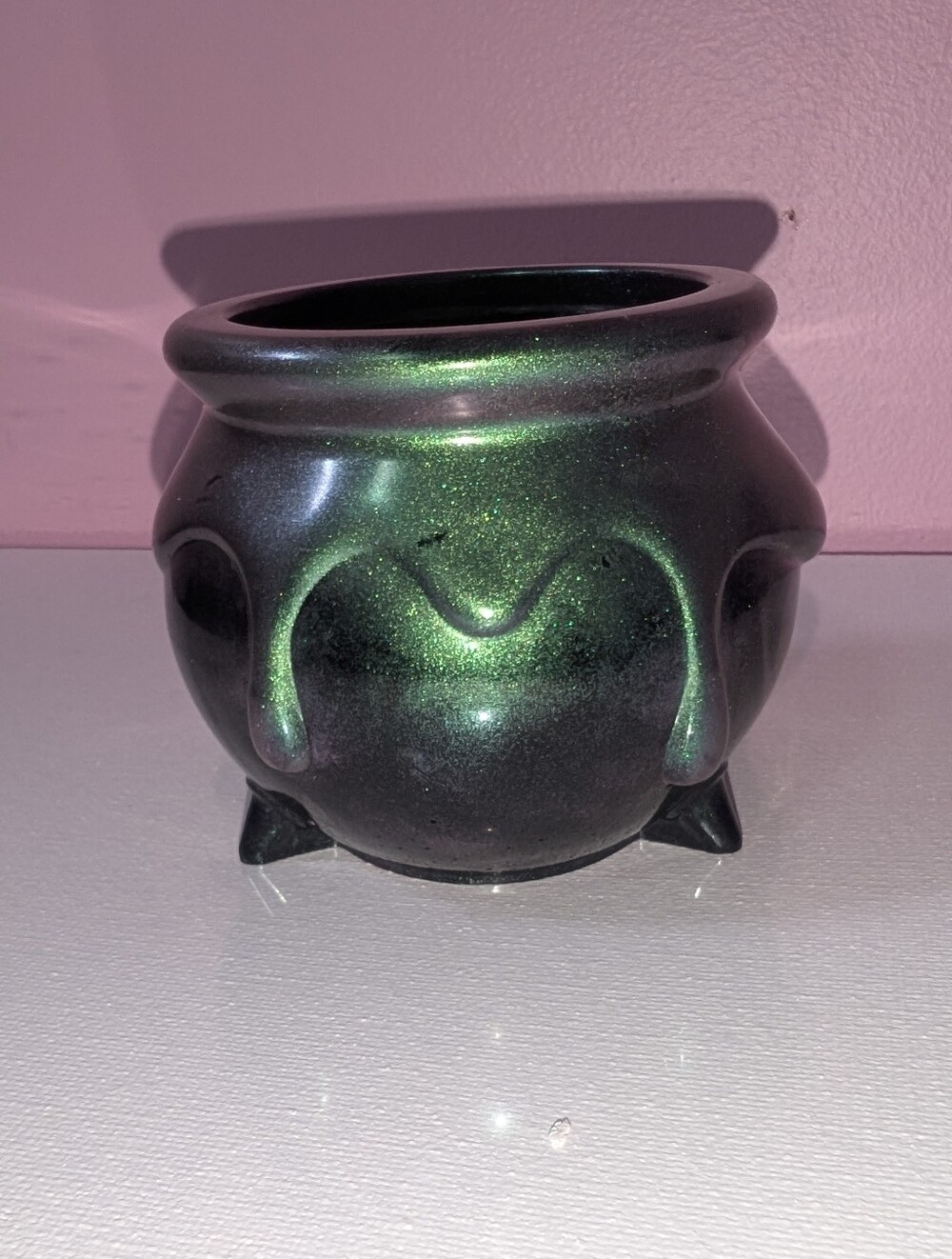 Handmade Resin Cauldron Trinket Pot